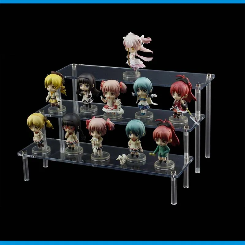 

Action Figure Display Stand Toy Model Display Stand Decoration Put Doll Doll Hand Handle Trapezoidal Shelf Car Storage Blind Box