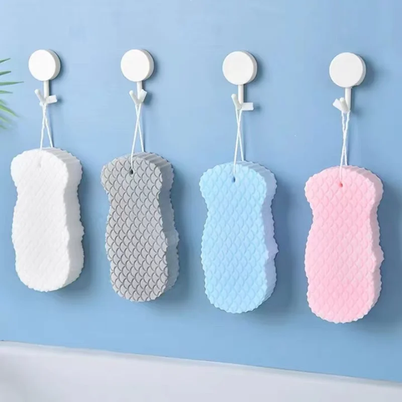 3D PVA baby bath sponge painless Kids Body Cleaning Bath Toy Sponge Set