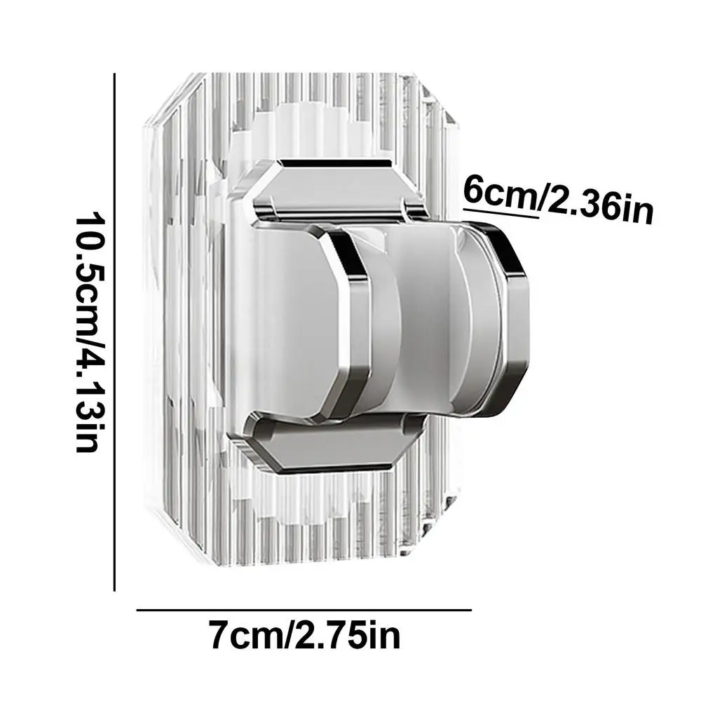 Description Picture 2 of itemShower Head Holder Suction Cup Wall Mounted Adjustable Support Brackets For Bathroom Accessories Without Drill Stand Bath