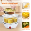 2024 Hot Sale Arrivals Kitchen Double Layer Electric Egg Boiler Holder Rapid Egg Cooker 5