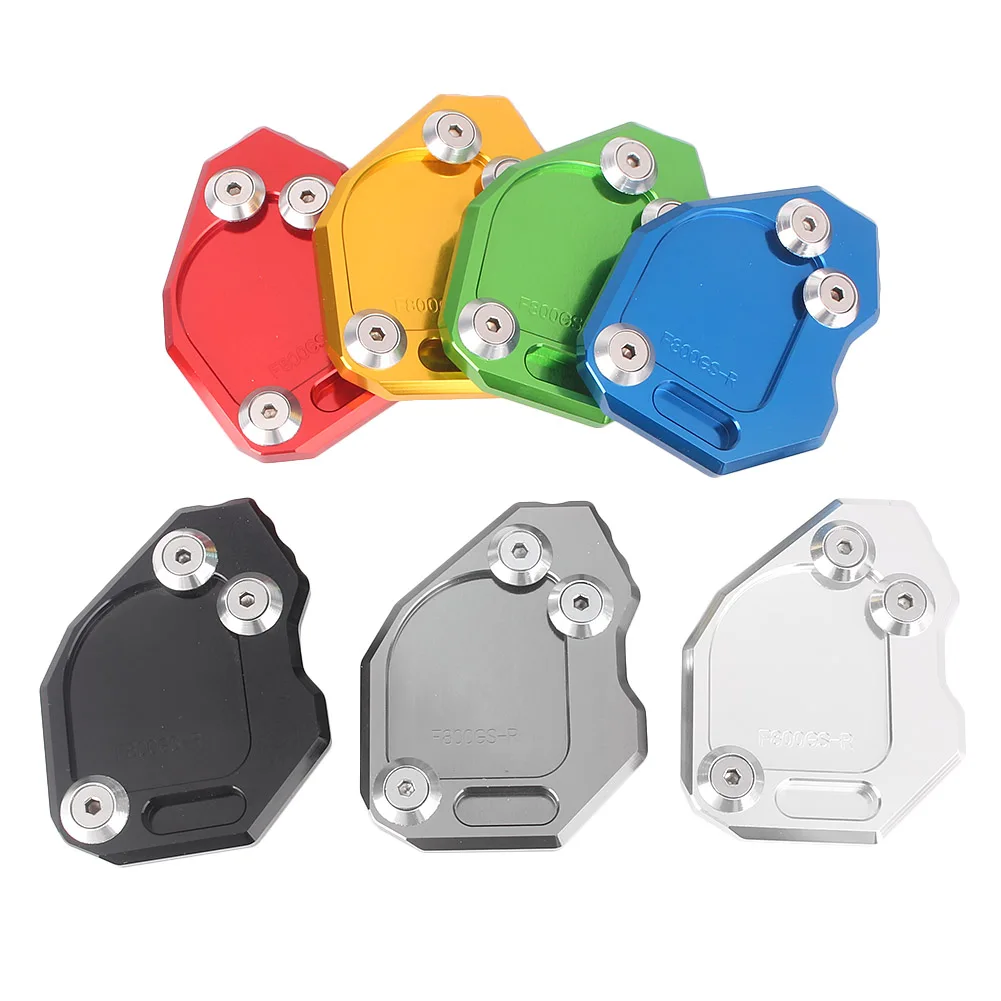 

CNC Motorbike Kickstand Foot Side Stand Extension Pad Enlarge Support Plate For BMW F800GSR 2008 2009 2010 2011 2012 2013 2014