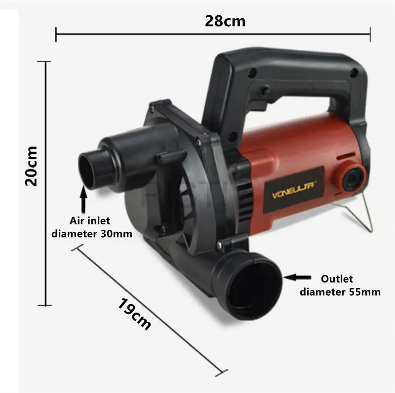 1680W Industrial Grade Dust Collector Vacuum Cleaner Dust Blower For Electric Cutting Slotting Milling Slotting Machine