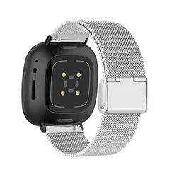 Stainless Steel Mesh Breathable Strap (Silver)