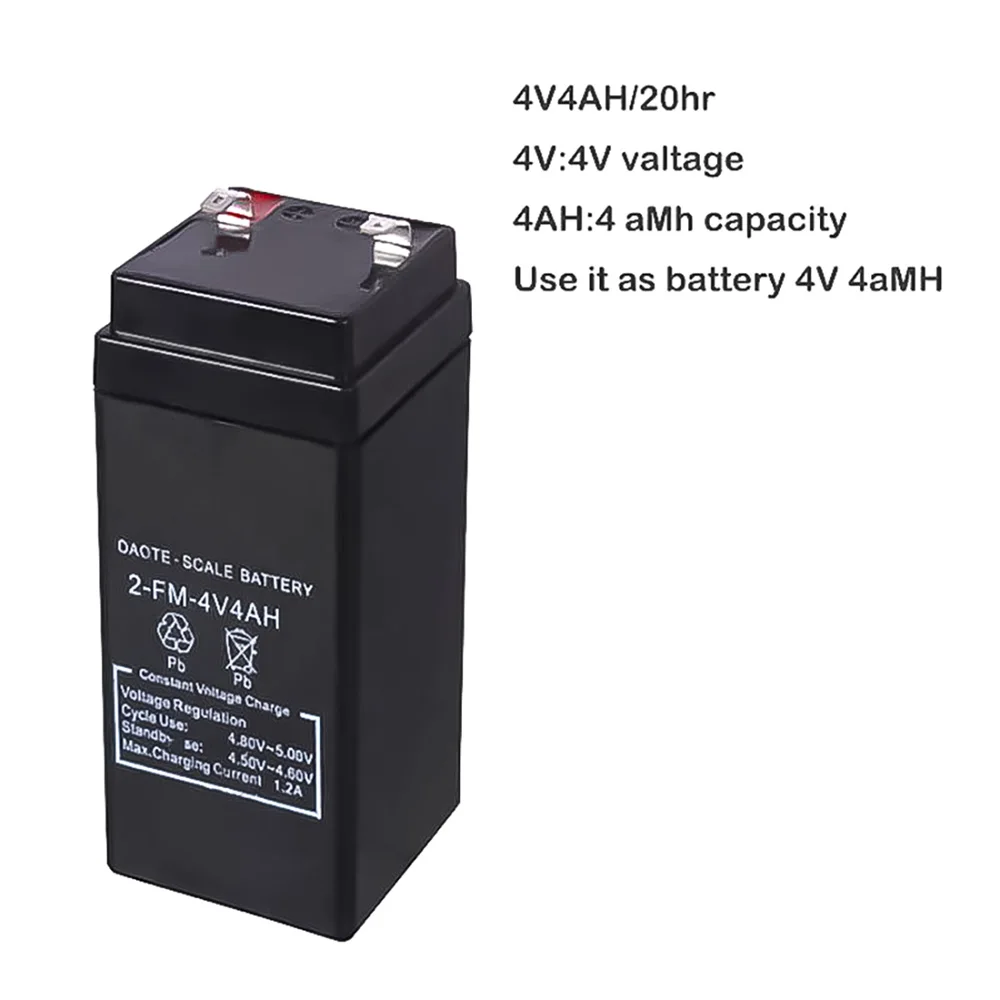 4V4AH Storage Battery 4V 4Ah 4000mAH Lead-acid batteries Children Toy Car LED Lighting Electronic Scale Accumulator
