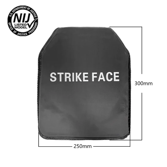 NIJ IIIA 3A Level Uhmwpe Soft Bulletproof Plate Ballistic Tactical Vest Bulletproof Backpack Ballistic Panel Plates 10x12in 2