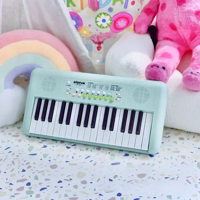 Portable Electronic Organ 32 Keys Electronic Piano Children's Keyboard Instruments Child Intellectual Development Toy Pianos