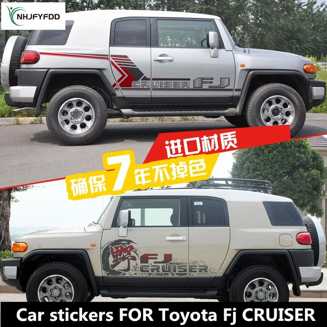 Car sticker FOR Toyota Fj CRUISER Body Appearance Fashion Sports Special  modified car film accessories