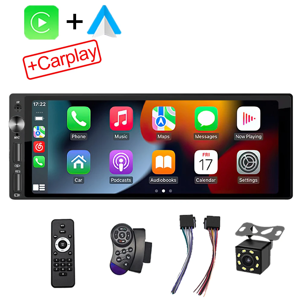 1DIN 69 Carplay 8LED