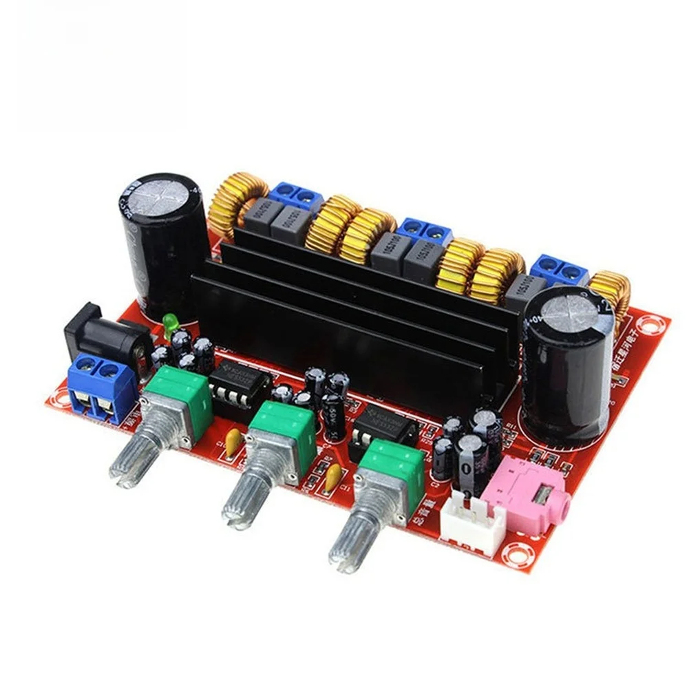XH-M139 2.1 채널 디지털 오디오 보드 TPA3116D2 50Wx2 10*7*3cm PCB 오디오 보드용 12V-24V 광범위 전압