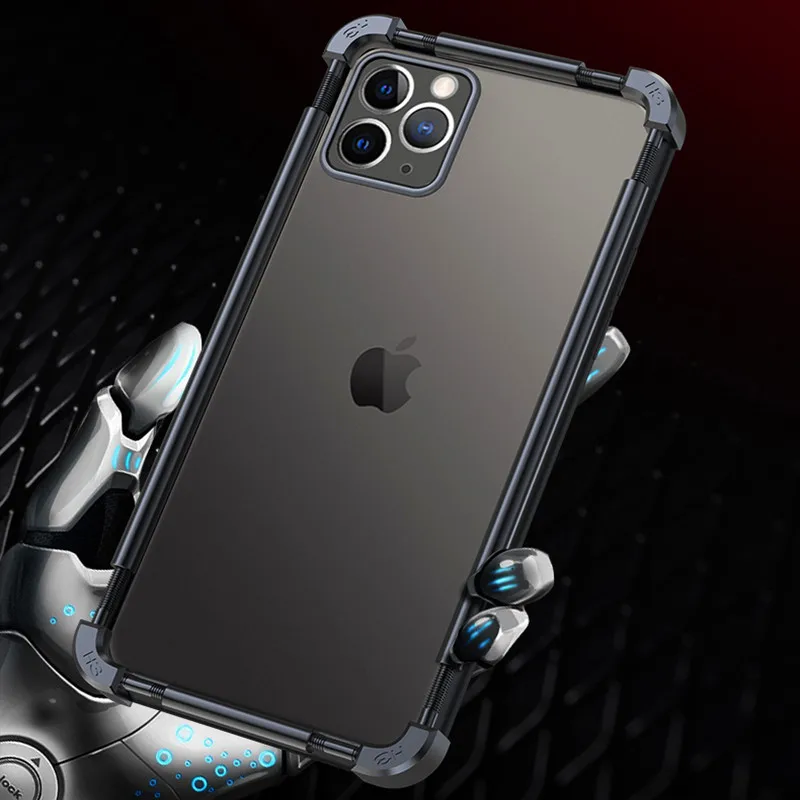 Adjustable Universal Stainless Steel Metal Bumper Case For Iphone Se 2020 7 8 Plus X Xs Xr Xs Max Case Aluminum 11 Pro Max Cover
