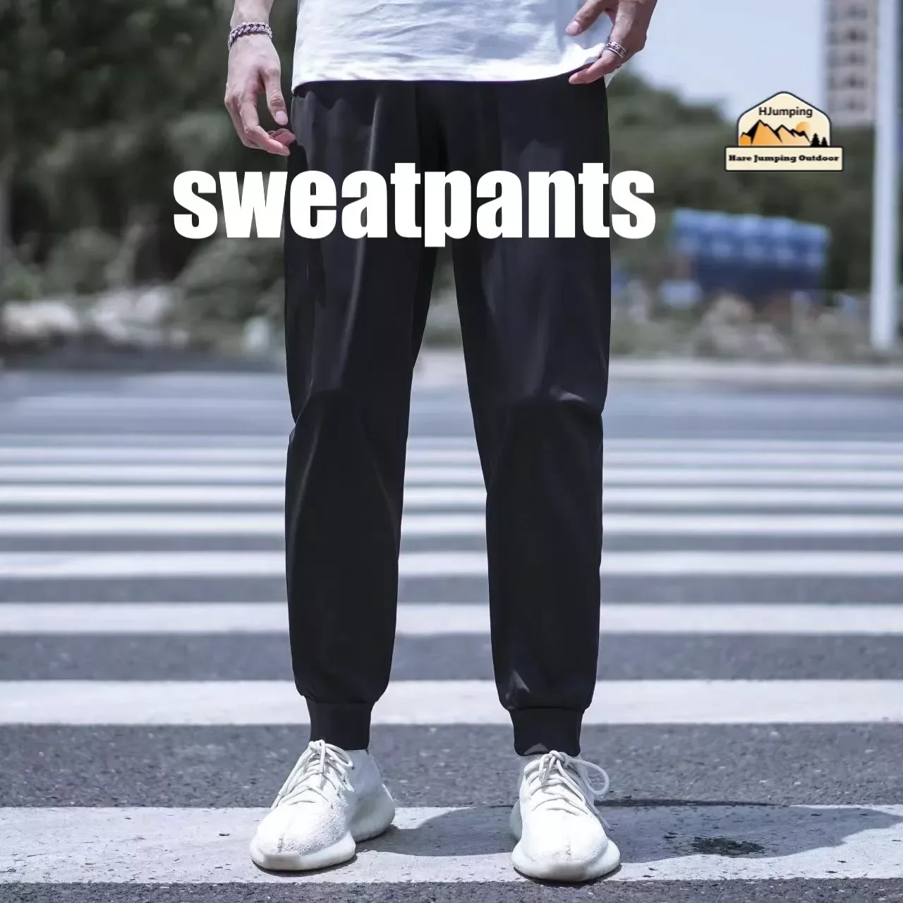 

Men Thin Sweatpants HJumping Sports Clothing Hiking Running Fitness Comfortable Stretchy Trousers