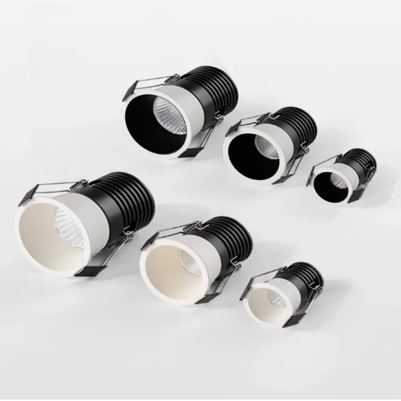LED ceiling COB Downlight Dimmable ac110-240V 5W 7w 9W Recessed Led ceiling lamp Spot light Bulbs Indoor Lighting led downlight recessed ceiling spotlight ceiling lamps