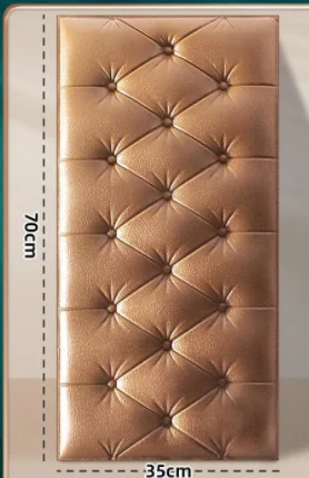 

2024 anti -collision Breathable soft bag thick background Simple Headboard