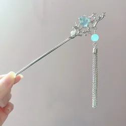 Gothic Moon Tassel Hairpin - Vintage Metal Hair Accessory (Style8)
