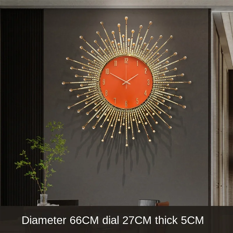 Led moderno soggiorno orologio da parete meccanismo orologio articoli unici orologio  da parete nordico nuovo Design Reloj murale decorazione articoli L -  AliExpress