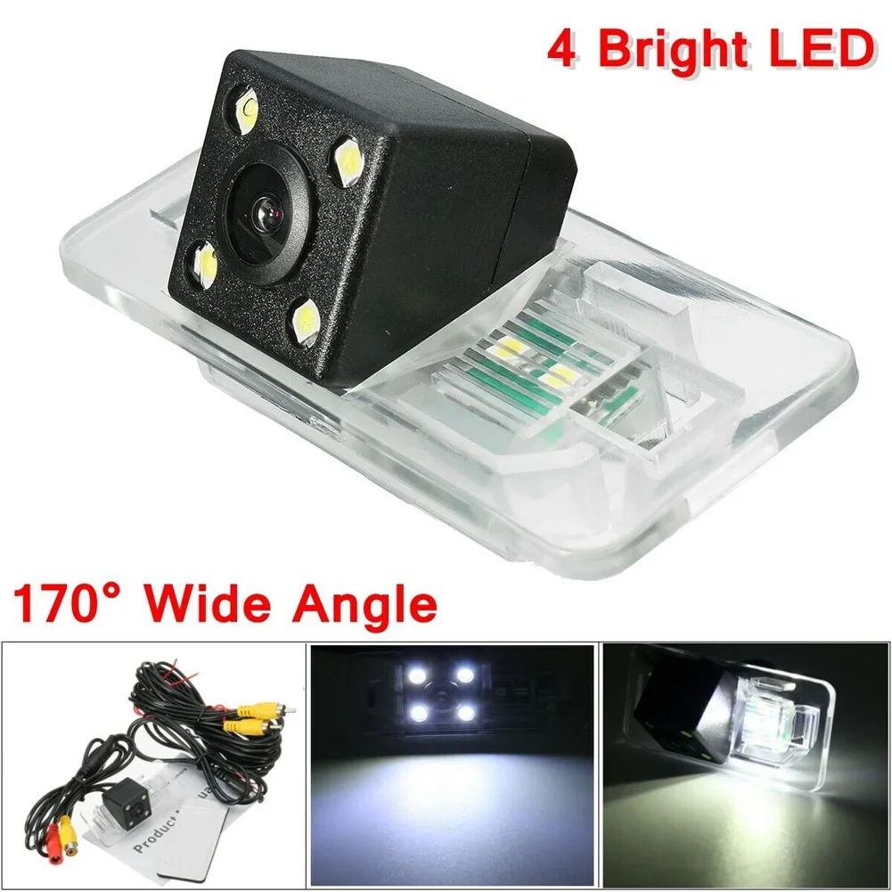 for BMW 2008-2012 E38 E39 E46 E90 X3 Car Rear View Camera Backup Reversing Camera Parking Assist 170° CCD 4 LED Night Vision