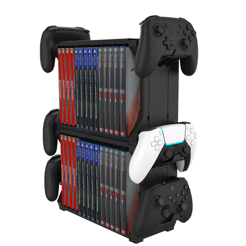 Ps4 Ps5 Ring Fit Multifunctional Game Storage Holder For PS5 CD