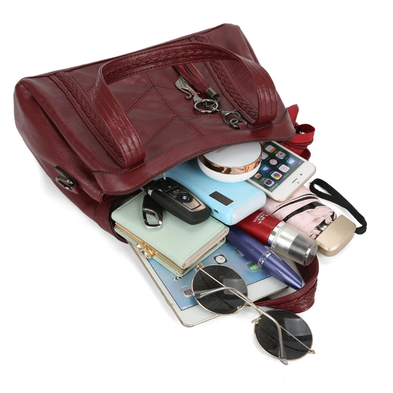 Women Luxury Handbags For Women PU Leather Bag High Quality Female Shoulder Bags Famous Designer Crossbody Bag Sac A Main