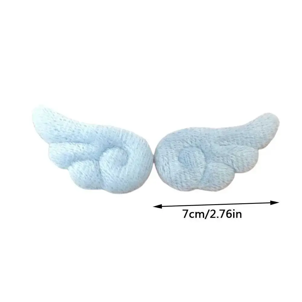 Plush Angel Wings Pendant Y2K Style Brooch Pin