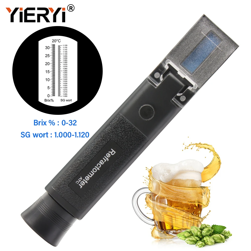 Refractometer Beer Brix Refractometer Beer Hydrometer Sg Meter
