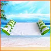 2024 Water Hammock Recliner Inflatable Floating Swimming Mattress Sea Swimming Ring Pool Party Toy Lounge Bed For Swimming 4