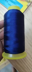 High Tenacity White & Black Polyester Sewing Thread - 1200 Meters (Denim blue)