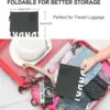 Clothes Storage Bag Oxford Cloth Laundry Bag Round Handle Dirty Laundry Storage Basket 4