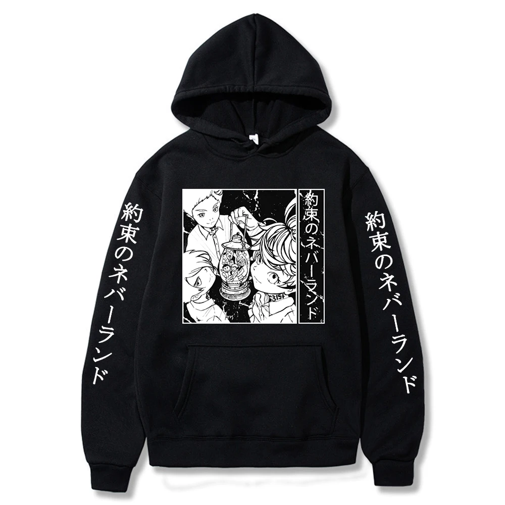 

The Promised Neverland Anime Hoodie Norman Yakusoku No Neverland Anime Hoodie Promised Neverland Manga Pullover Sweatshirt Tops