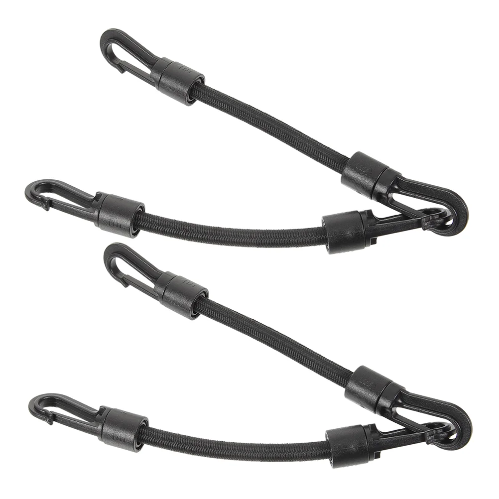 

4 Pcs Kayak Elastic String Outdoor Camping Buckle Strap Multi-function Hook Rope Bands