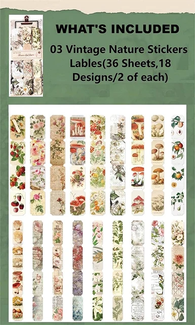 Kit Scrapbooking Vintage 360 Pezzi - Carte Decorativi Per Album, Diari E Lavoretti Fai Da Te - Foto 4