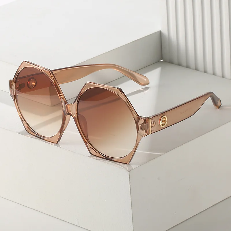 

Новинка 2023, солнцезащитные очки в большой оправе, модные солнцезащитные очки в европейском и американском стиле для уличной фотосъемки