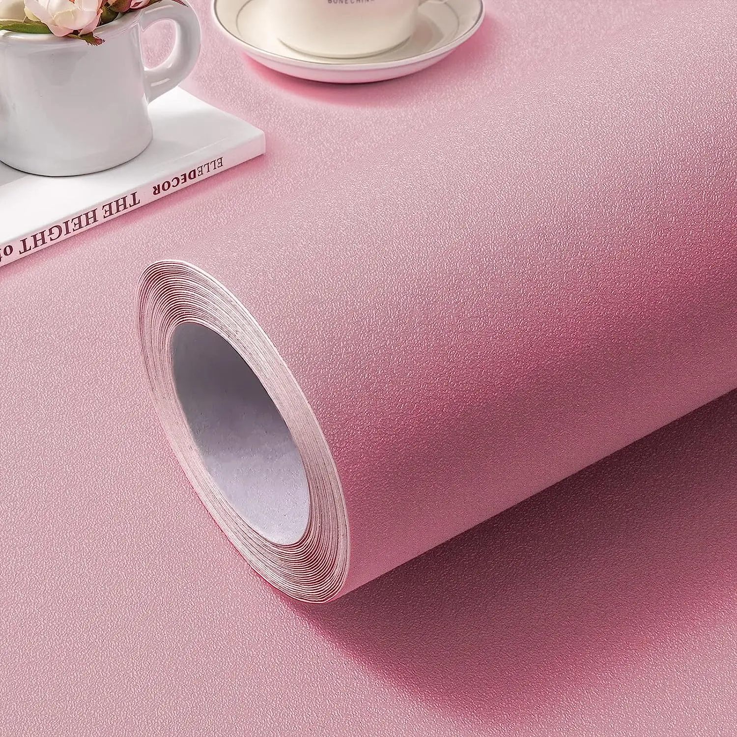 Thick Solid Color Self Adhesive Wallpaper for Wall In Rolls for Living