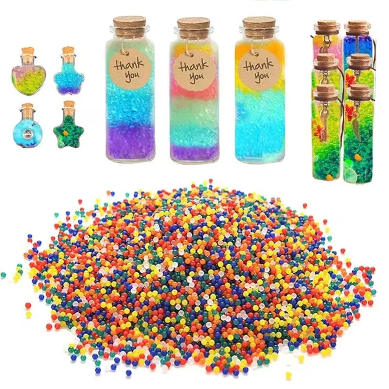 Water Beads Magic Jelly Balls Hydrogel  Pearl Crystal Soil Grow Beads  Hydrogel - Crystal Soil - Aliexpress