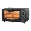 Versatile Mini Toaster Oven Combo 4-Slice Compact 2-Rack 950W Bake Broil Stainless Steel Black 15L Capacity 1