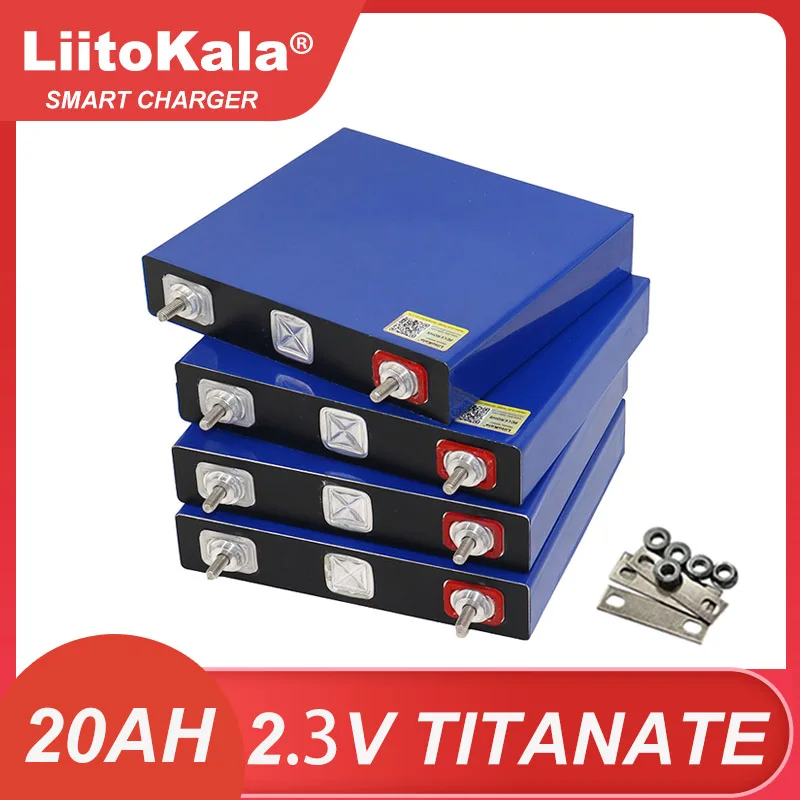 

Liitokala 2.3V 20Ah Lithium Titanate battery LTO 10C 200A discharge DIY 12V 24V low temperature resistant batteries Tax Free