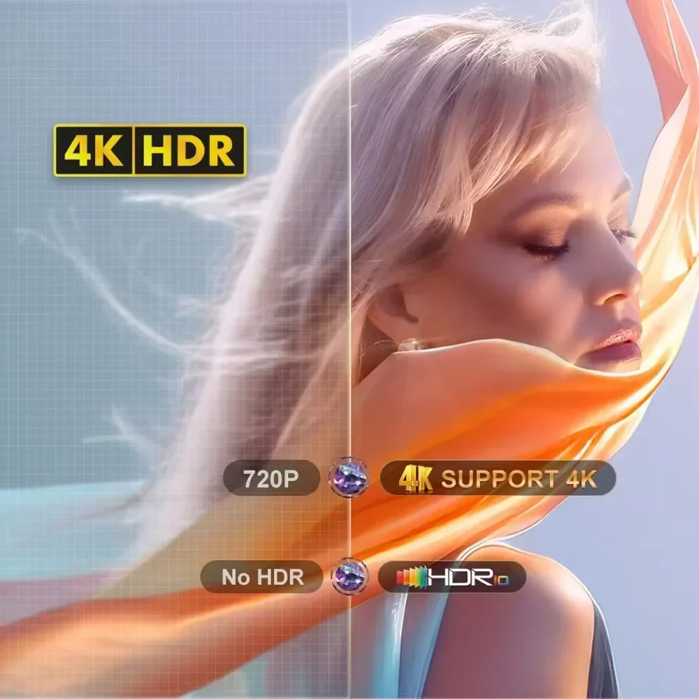 ApexTPFlixtone D9W 울트라 프로젝터 3000 ANSI 루멘 고휘도 풀 HD 1080P 4K 홈 시네마 스마트 TV 빔프로젝터 안드로이드 프로젝터