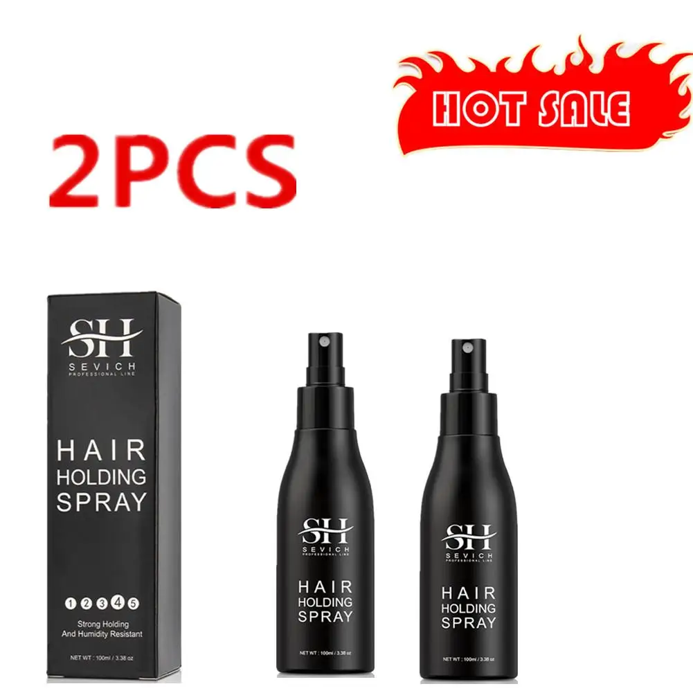 2PCS Hair Hold Spray For Men Hair Building Fiber Applicator Fixing Spray Hold Water Salon Styling Product