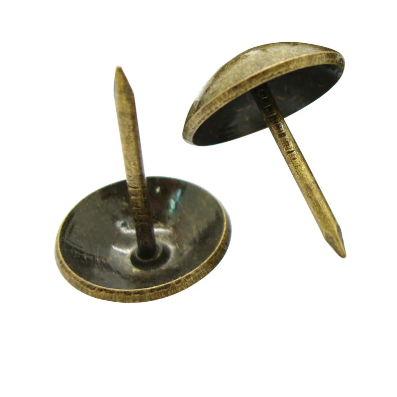 Thumbtack Wine Case Box Sofa Decorative Tack Stud Pushpin Doornail Hardware Antique Bronze Upholstery Thicken Nail 50Pcs/lot