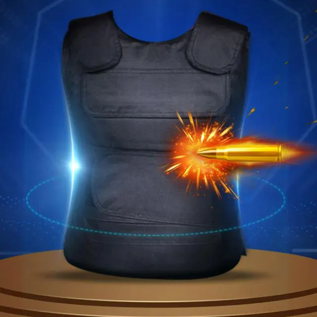 Concealable Bulletproof Vest with Carrying Bag Police Body Armor NIJ IIIA Protection Level 44