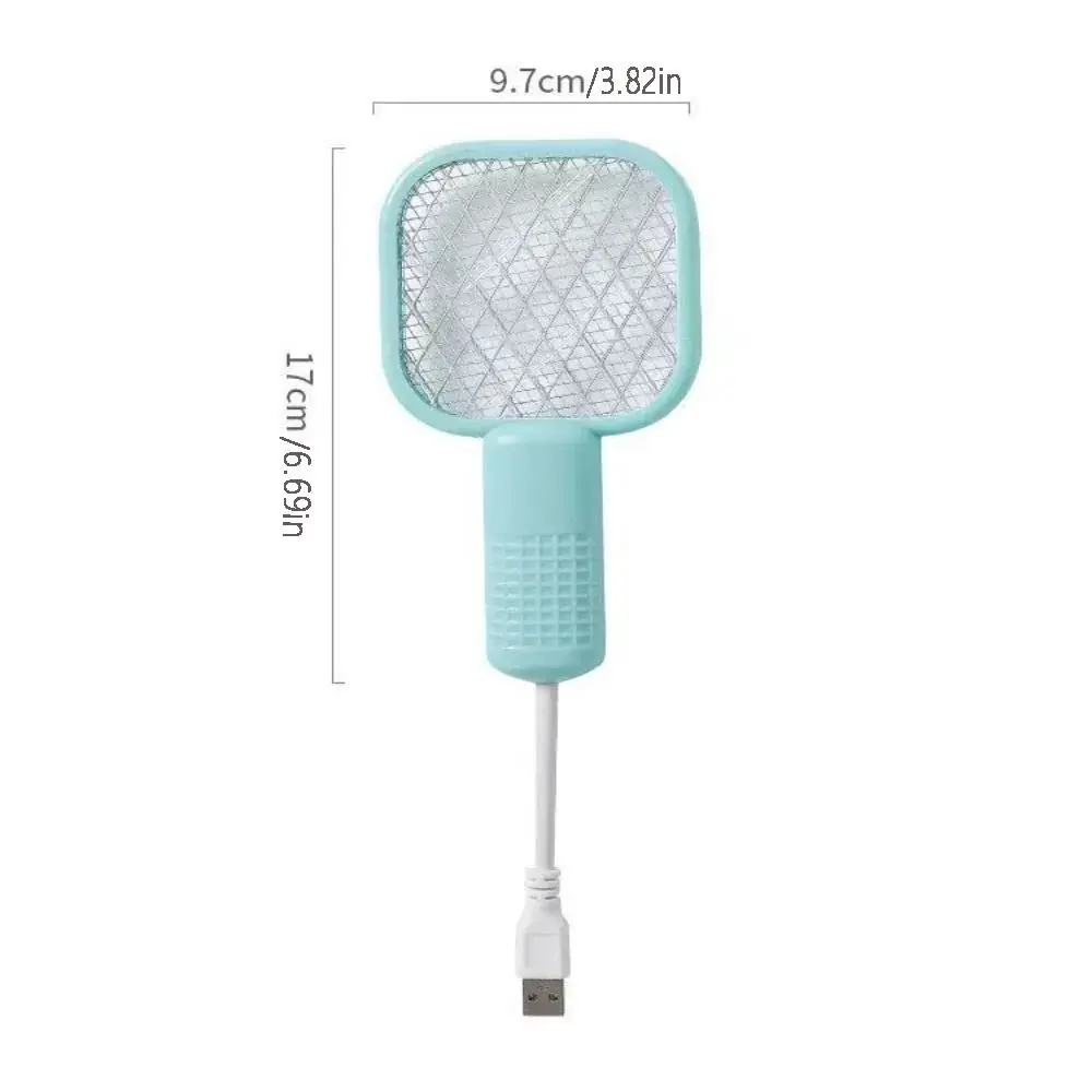 Pest Control USB Mosquito Swatter Trap Mini Electric Shock Fly Bug Zapper UV Light Portable Insect Racket Bedroom mosquito killer lamp mosquito lamp