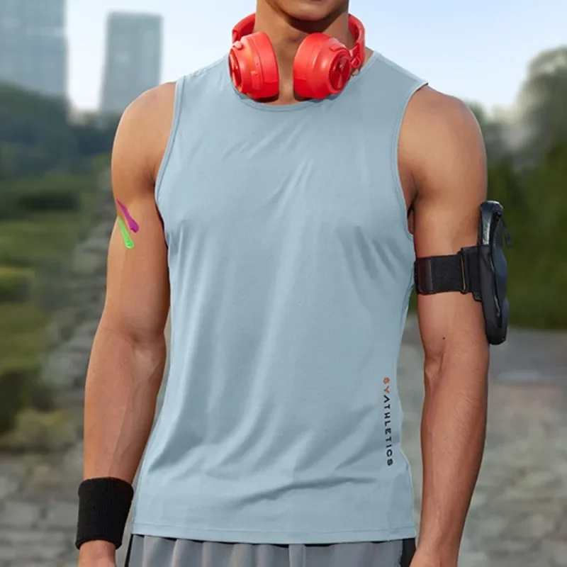 

Training and Exercise Athletics Running Vest Sports Sleeveless Shirt Men Mens Singlet Men's Gym Clothing Man Marathon Singlets