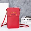 New Women's Crossbody Touch Screen Phone Wallet Retro Buckle Small Wallet 5