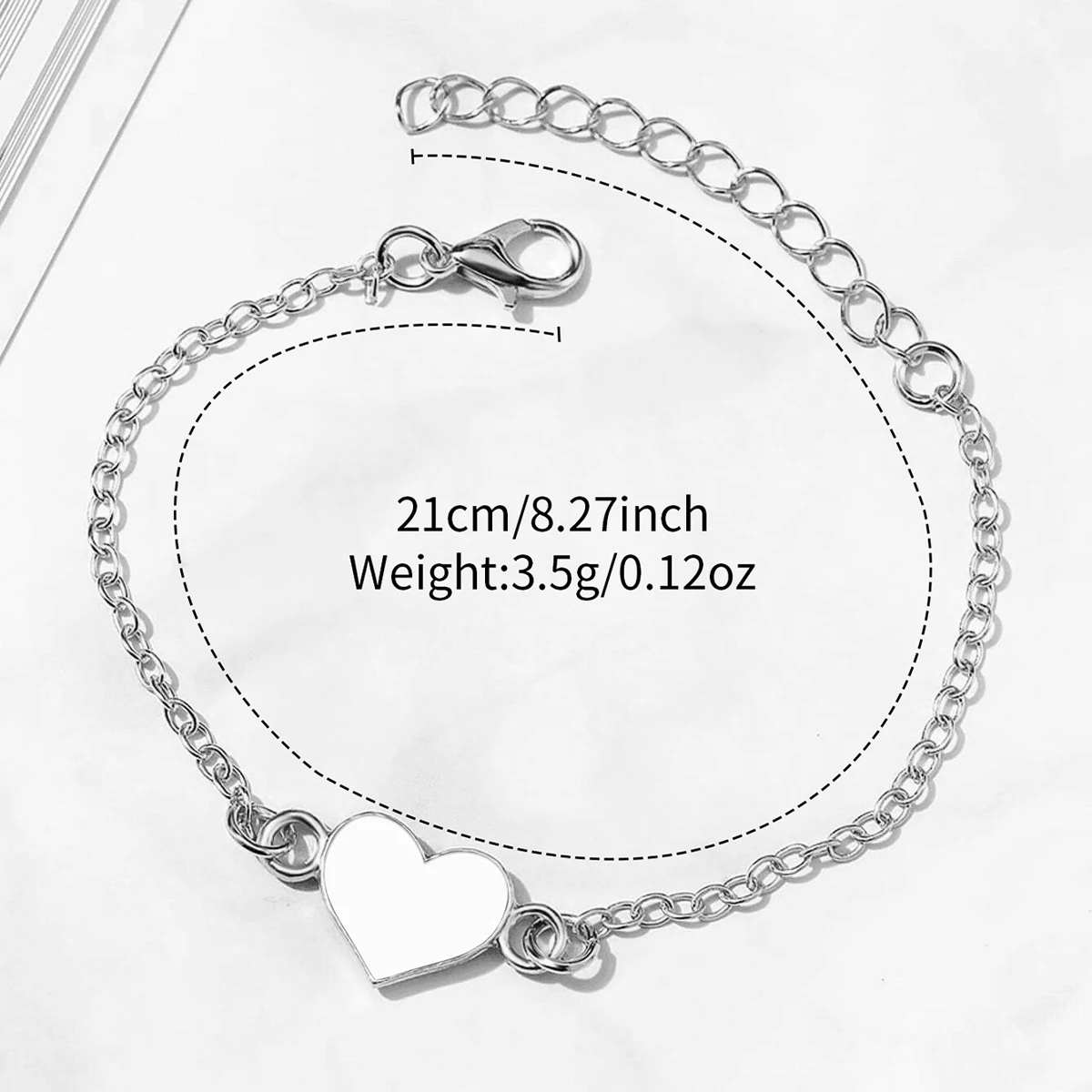 4PCS/Set Women's Watch Fashion Hollow-out Dial Quartz Watches Leather Band Wristwatches Heart Bracelets Set（Without Box） 6