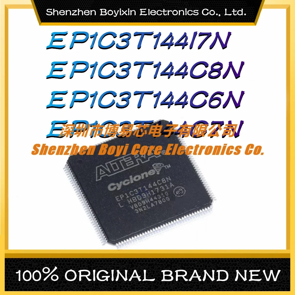 EP1C3T144I7N EP1C3T144C8N EP1C3T144C6N EP1C3T144C7N Package:TQFP-144 Programmable Logic Device (CPLD/FPGA) IC Chip