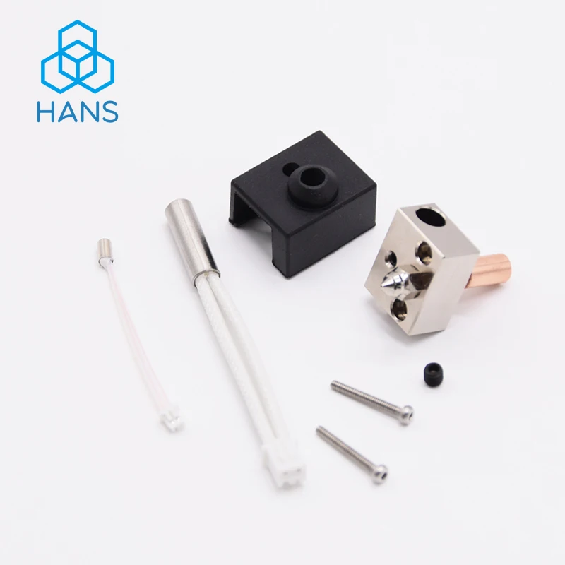 

3D Printer Parts Ender-3 S1 High Temperature Stainless Steel Titanium Alloy Chrome Copper Heating Block Kit For CR-10 Sermoon VI