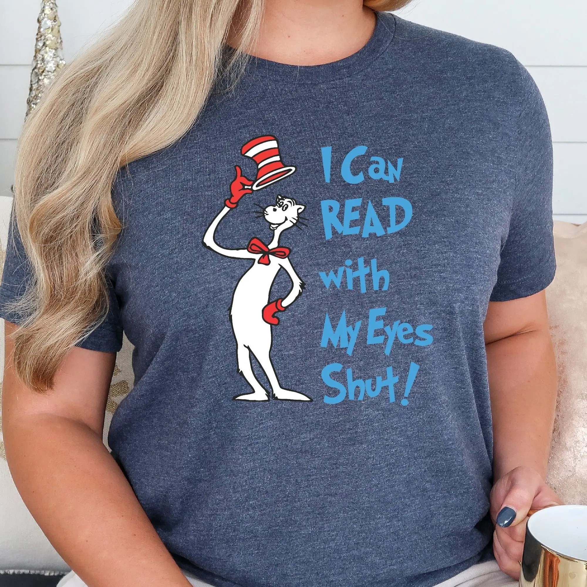 The American Cat Shirt,One I Am Read Doctor Teacher Reading Read Cross
