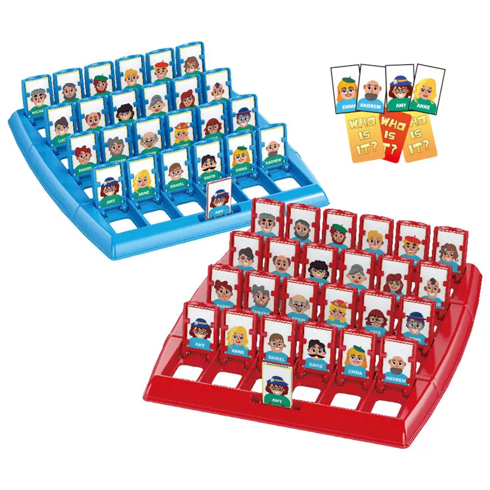 Guess who I am board game Two-Player Educational Toy Interactive Memory Logic Toy for Family Party Gathering Picnic Board Game