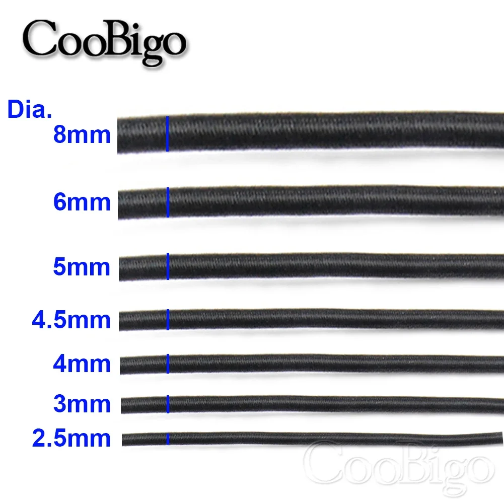 Paracord Rope Braided Paracord 10 Meters Elastic Rope for Tent Kayak