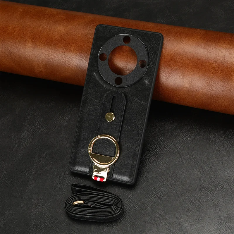 Per Huawei Honor X9A 5G Wristband Ring Case Tpu Cover Posteriore Dust Box Adatto Per Honor X40 5G Honor Magic5 Lite 5G
