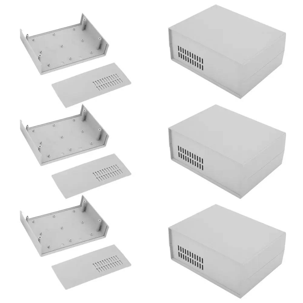 Plastic Waterproof White DIY Housing Instrument Case Plastic Electronic ...